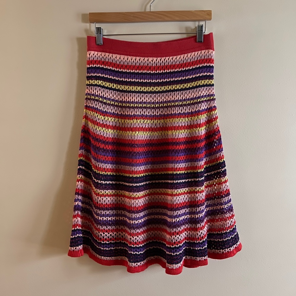 CECILIA PRADO Katie Knit Mini Skirt Multicolored Sz XL - Picture 2 of 6